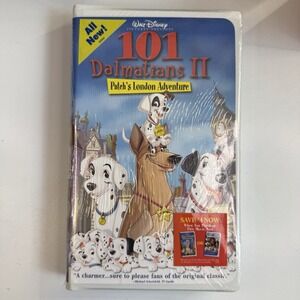 101 Dalmatians II: Patch's London Adventure VHS Disney Clamshell 2002 New Sealed